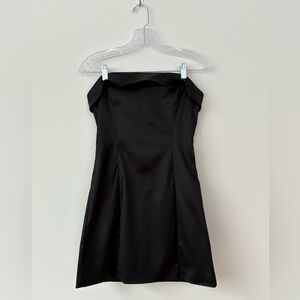 Chic Little Black Strapless Dress